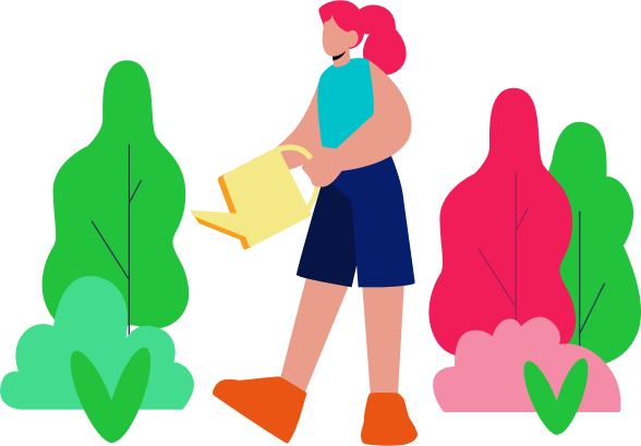 Illustration de jardinage